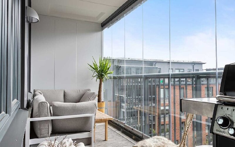 ۵ ایده جذاب برای نصب بالکن تاشو