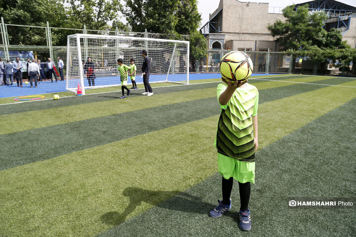 افتتاح زمین چمن مصنوعی بوستان رازی