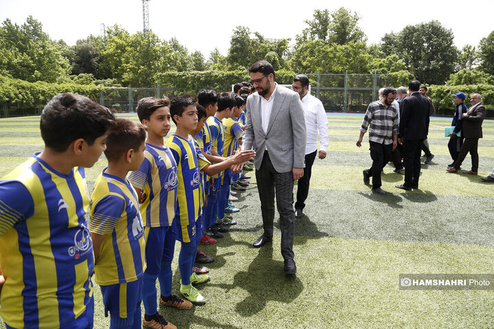 افتتاح زمین چمن مصنوعی بوستان رازی
