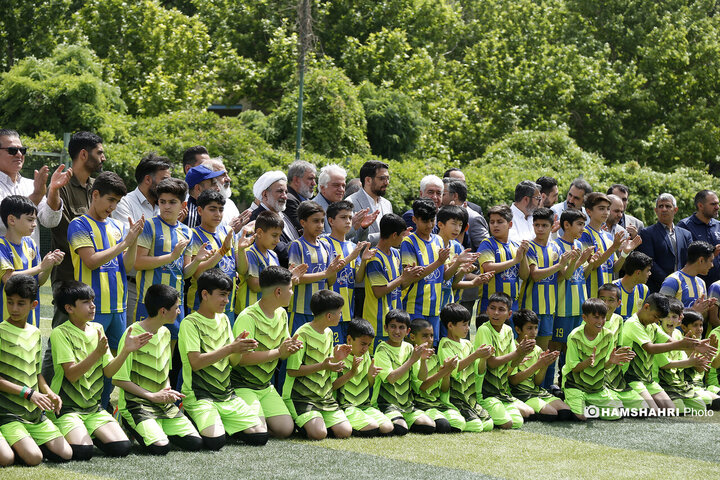 افتتاح زمین چمن مصنوعی بوستان رازی