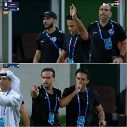 درگیری فرهاد مجیدی با مدافع رومانیایی | داور میانجیگری کرد + عکس