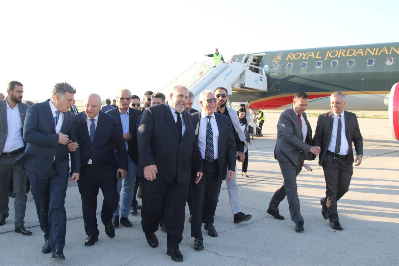 نخستین پرواز از اردن به حلب پس از ۱۴ سال | تصاویر