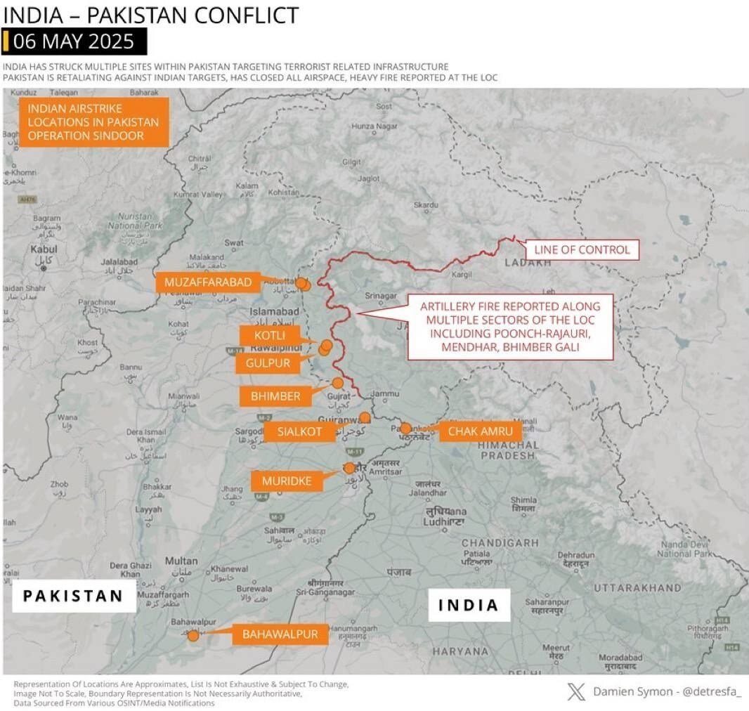آخرین گزارشها از جنگ هند و پاکستان | اسرائیل طرف کدام کشور ایستاد؟ | جزئیات حمله و واکنشها؛ ۲۶ کشته و ۴۶ زخمی در پاکستان