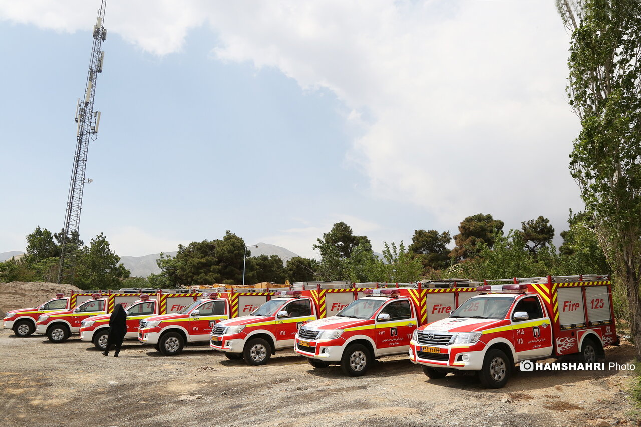 کلنگ زنی ایستگاه آتش نشانی