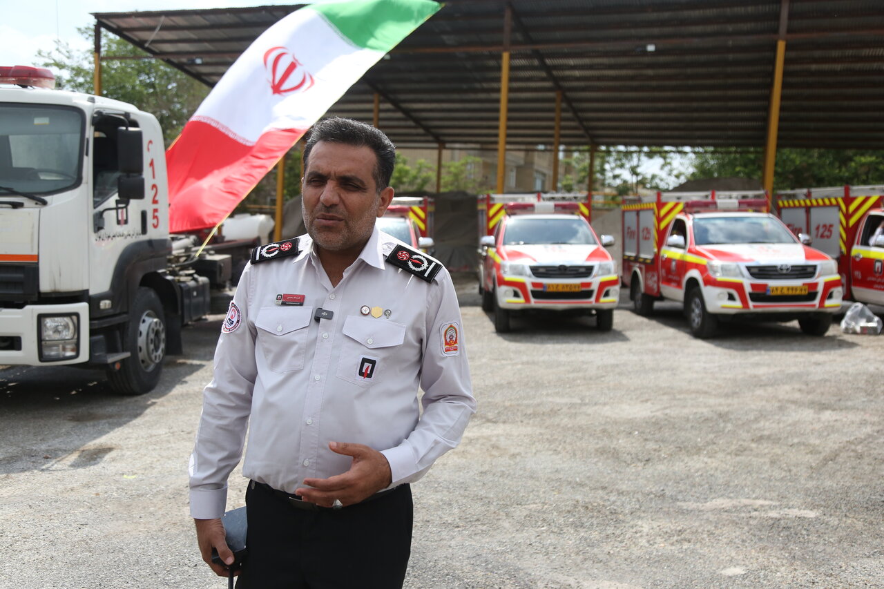 محمدی- حریق خودرو