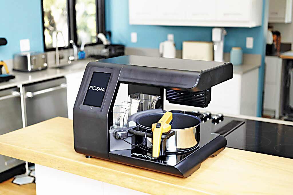 این روبات رومیزی برایتان غذا میپزد! + عکس