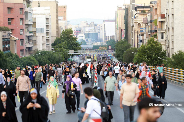 جشن بزرگ امام رضایی ها در تهران