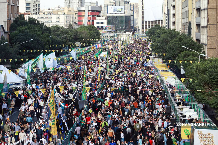 جشن بزرگ امام رضایی ها در تهران