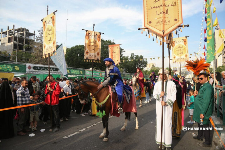 جشن بزرگ امام رضایی ها در تهران