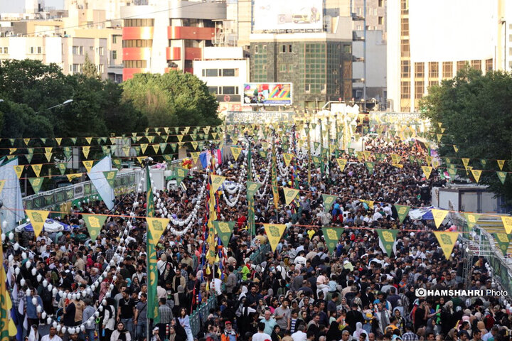 جشن بزرگ امام رضایی ها در تهران