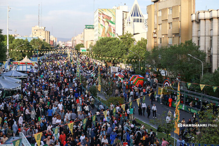جشن بزرگ امام رضایی ها در تهران