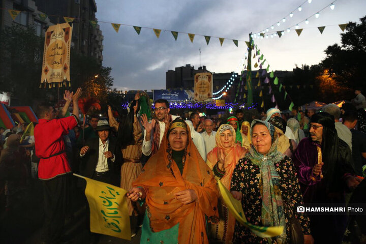 جشن بزرگ امام رضایی ها در تهران