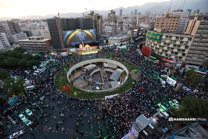جشن بزرگ امام رضایی ها در تهران