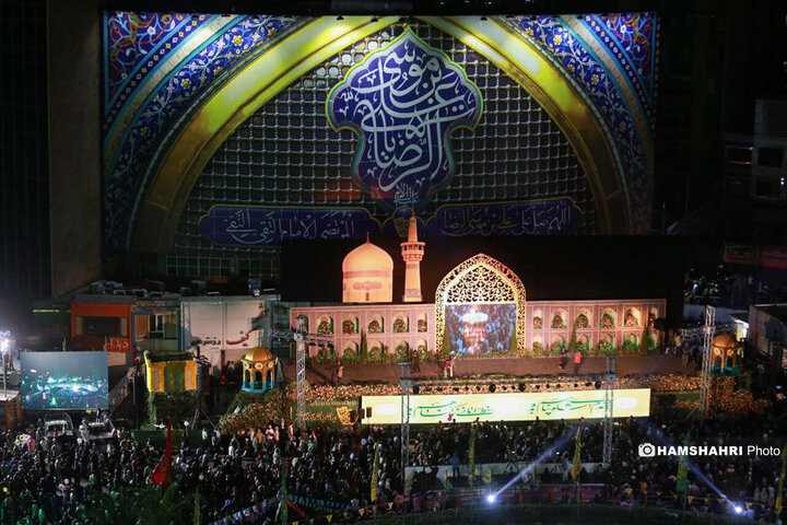 جشن بزرگ امام رضایی ها در تهران