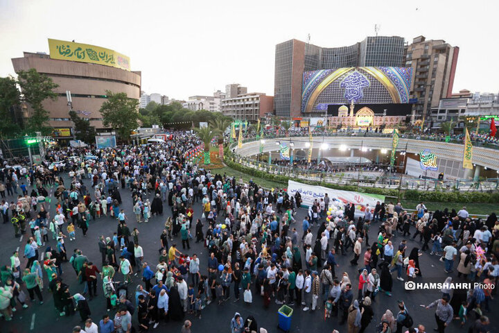 جشن بزرگ امام رضایی ها در تهران