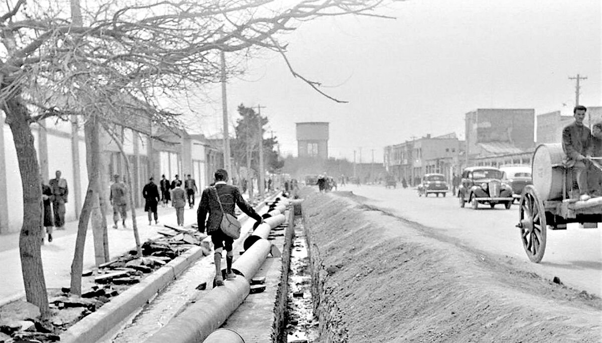 وقتی برای اولین بار لولهکشی آب به تهران آمد تهران