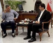 دیدار صمیمانه علی دایی با یک مقام دولت پزشکیان