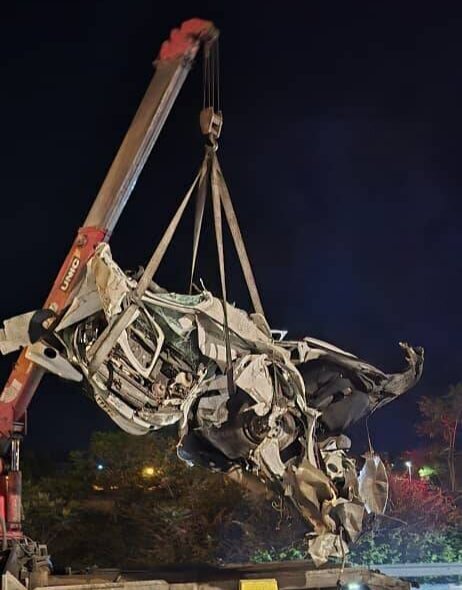 مرگ هولناک دختر و پسر تهرانی در تصادف | ببینید ماشینشان چطور مچاله شده + عکس