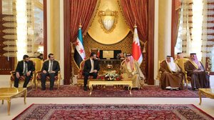 استقبال گرم آقای شاه از جولانی! + تصاویر