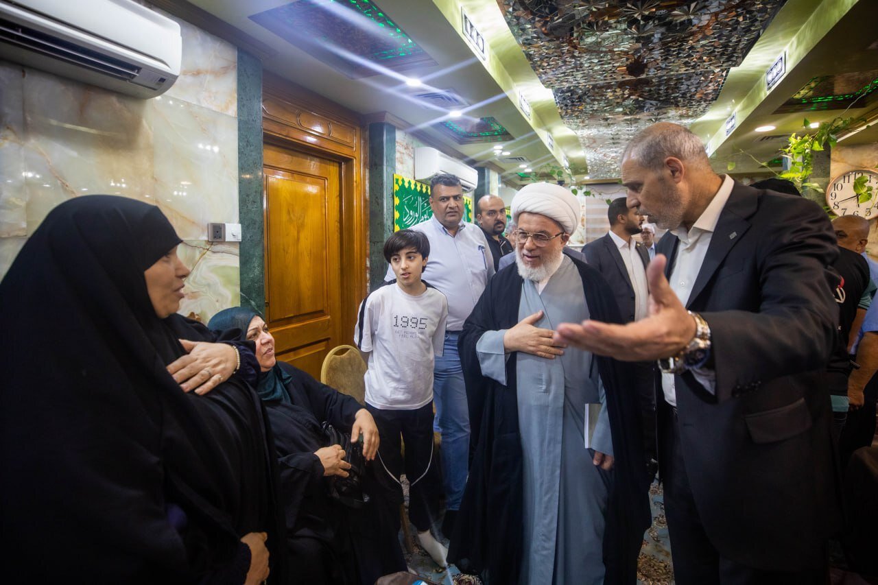 مجروحان غزه در کربلای معلی | تصاویر