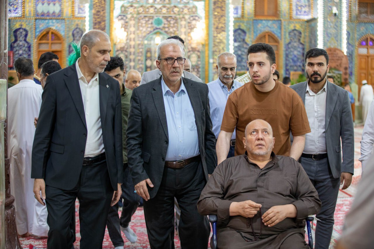 مجروحان غزه در کربلای معلی | تصاویر