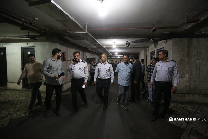 پایش میدانی ایمنی و آتش نشانی ساختمان های ناایمن شهر تهران