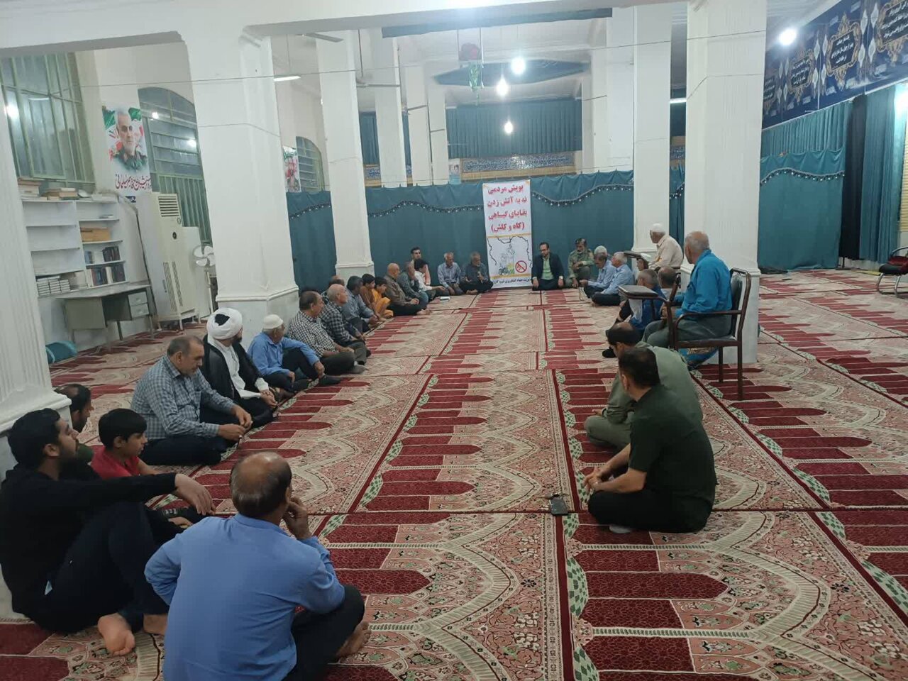 پویش محیط زیستی کشاورزان یک روستا؛ آتش زدن کاه و کلش ممنوع!