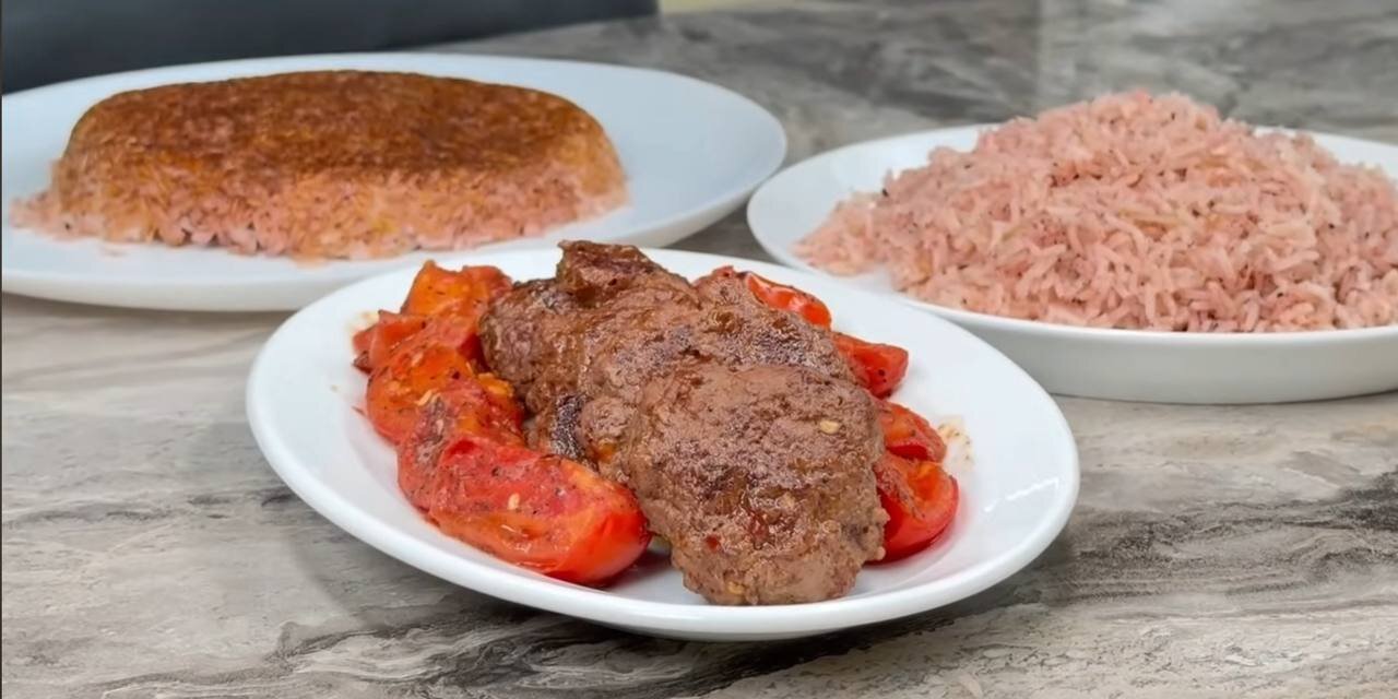 طرز تهیه کته سماقی با کباب تابه ای مخصوص؛ یک ترکیب عالی و بی نظیر