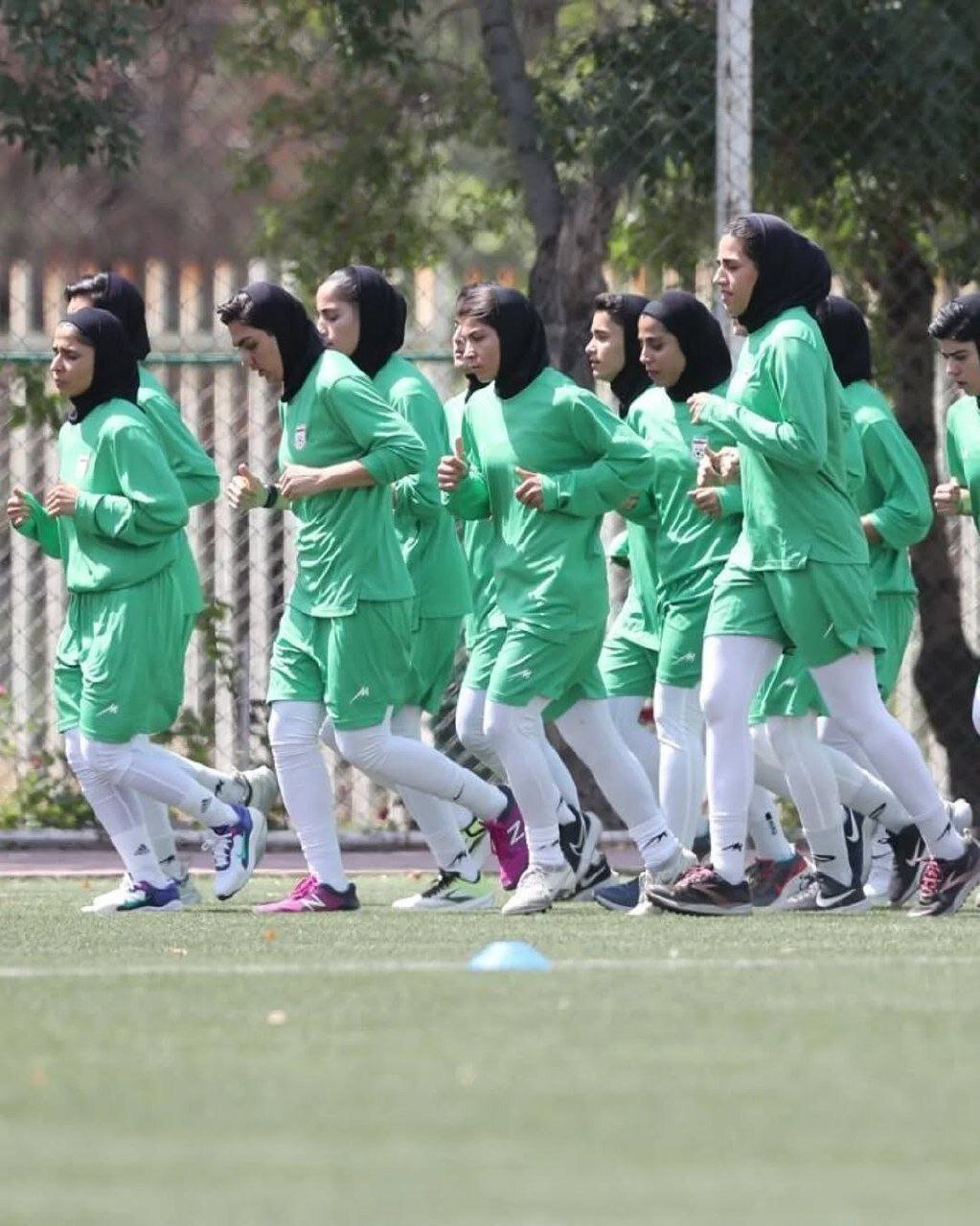 آغاز تمرینات تیم ملی فوتبال زنان ایران | تصاویر