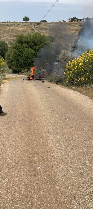 اسرائیل قانون نمیشناسد؛ موشکباران موتورسیکلت در لبنان، آتشبس زیر سؤال! + تصاویر