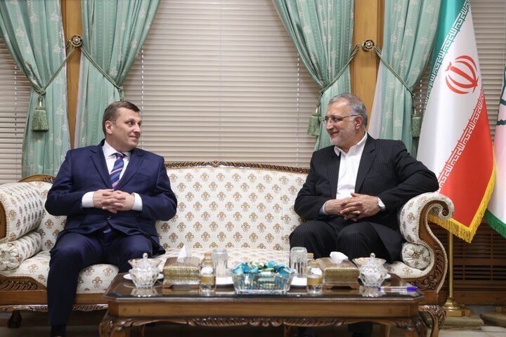 دیدار شهردار بلگراد با زاکانی