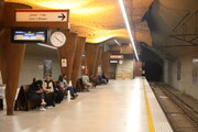 ایستگاه متروی وکیل الرعایای شیراز تماشایی است