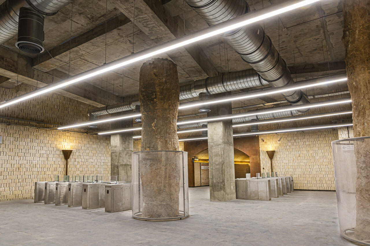 ایستگاه متروی وکیل الرعایای شیراز تماشایی است