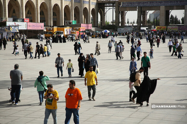 حضور مردم در نهمین روز نمایشگاه کتاب