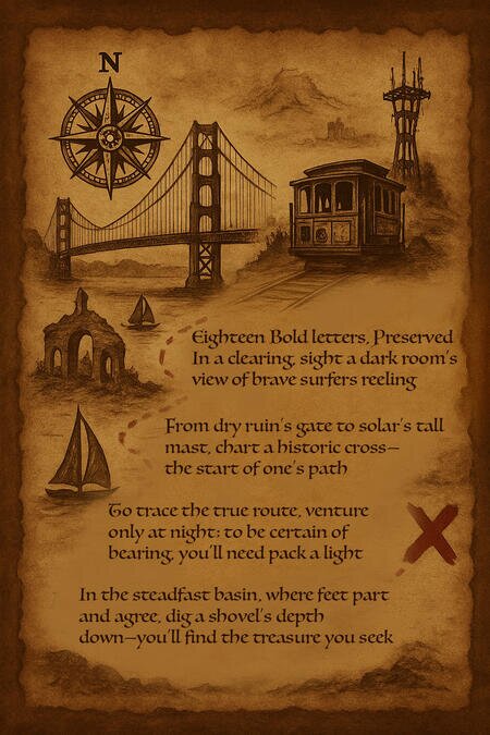 یک شکارچی گنج با استفاده از «نقشه گنج اینترنتی» موفق به کشف گنجینه 10 هزار دلاری شد | عکس