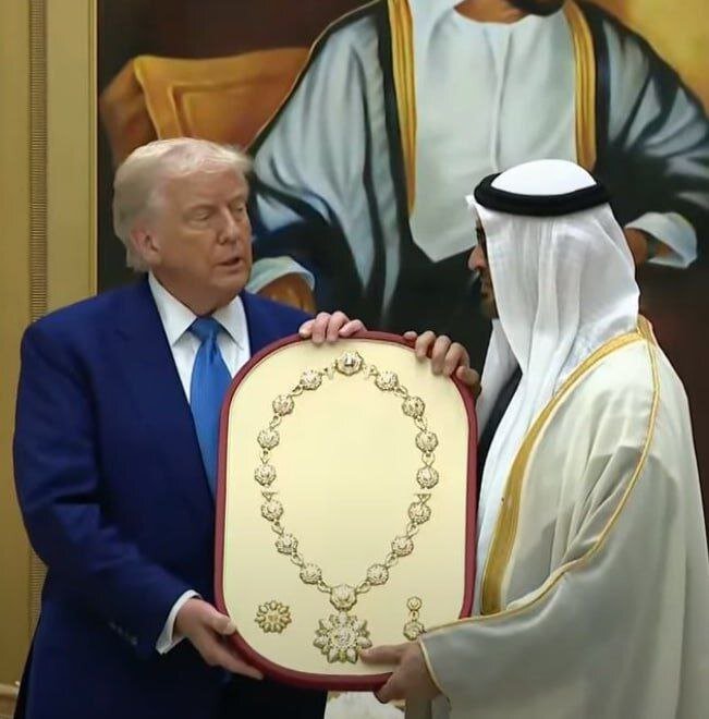 هدیه گرانقیمت و عجیب امیر امارات به ترامپ