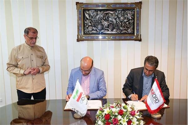 تفاهم‌نامه امضا شد؛ همکاری کمیته ملی المپیک با سازمان توسعه و نوسازی معادن و صنایع معدنی