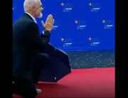 استقبال جنجالی نخست وزیر آلبانی و زانو زدن مقابل جورجیا ملونی!