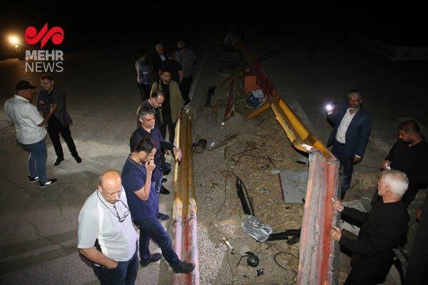 اولین تصاویر از محل سانحه تلخ اتومبیلرانی در پیست آزادی که منجر به جانباختن یک عکاس جوان شد