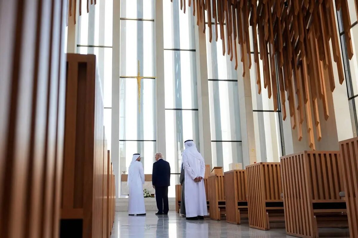 ترامپ در خانه خانواده ابراهیمی | تصاویر