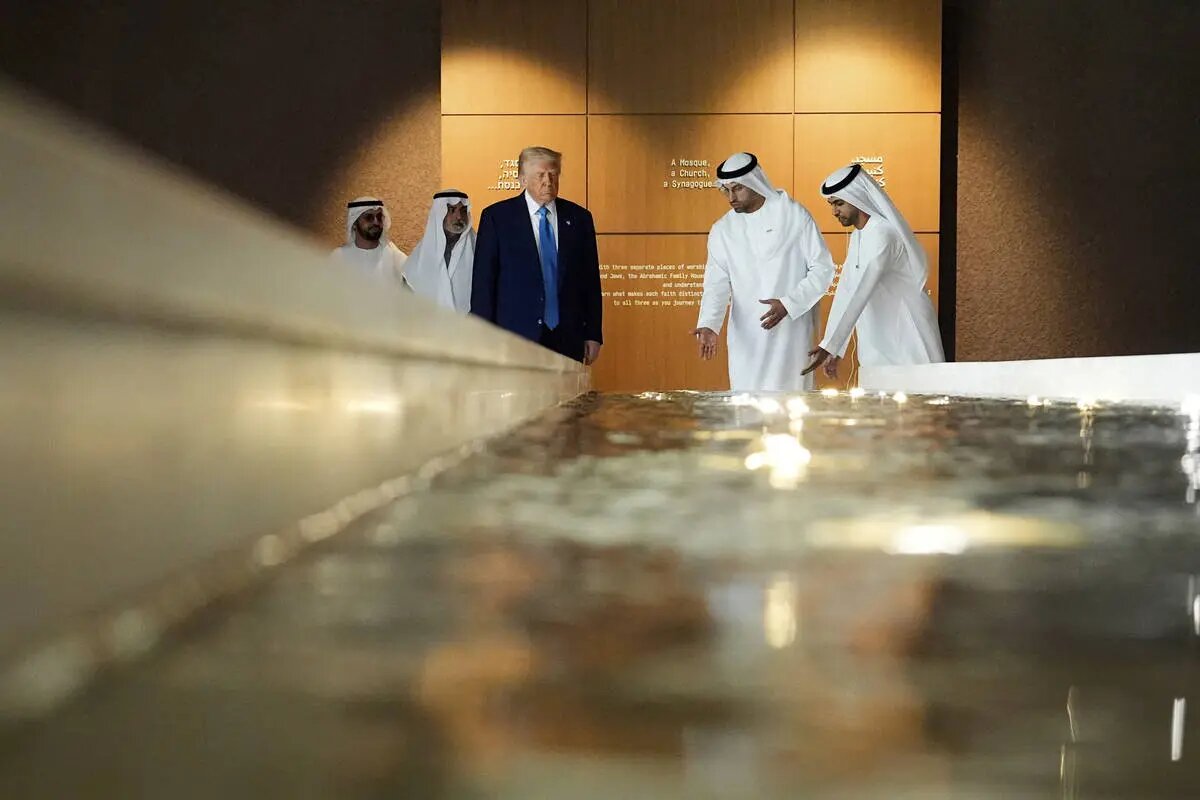 ترامپ در خانه خانواده ابراهیمی | تصاویر