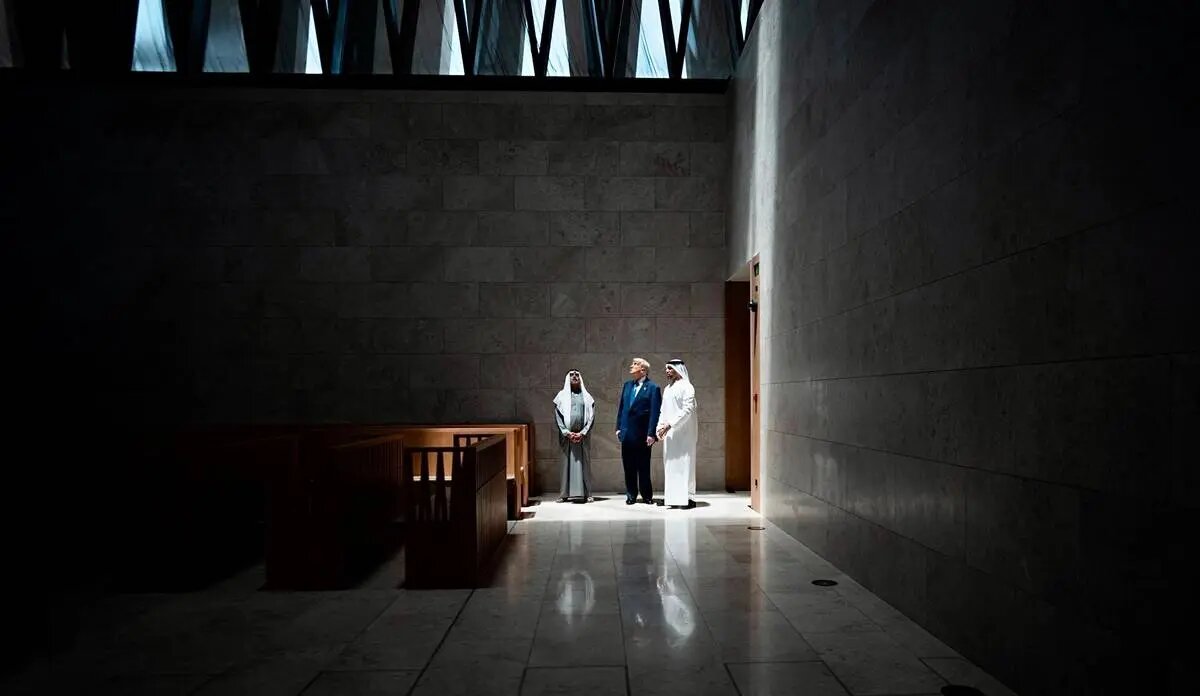 ترامپ در خانه خانواده ابراهیمی | تصاویر