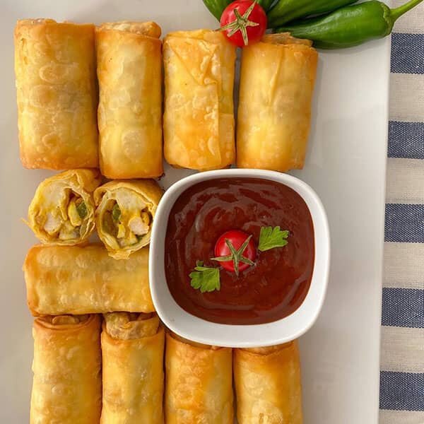 طرز تهیه بورک مرغ و قارچ به روش ترکیه ای