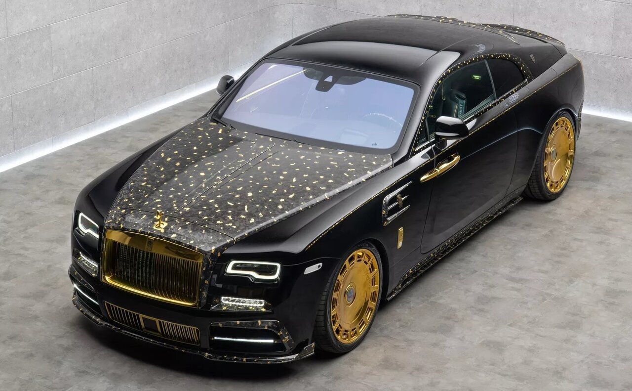 وقتی طلای ۲۴ عیار به رولزرویس معنای دیگر میدهد! |تصاویر