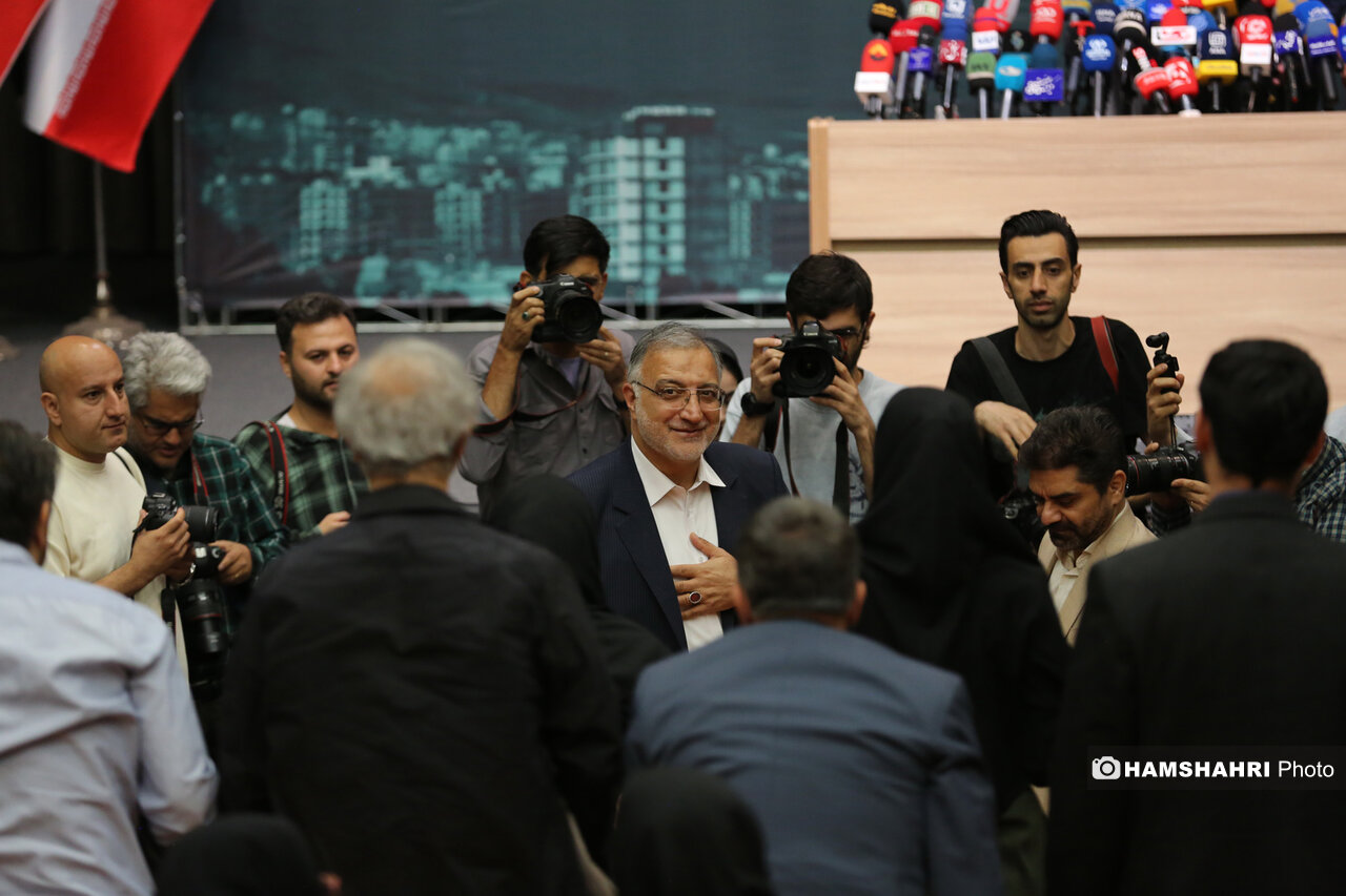 نشست خبری شهردار تهران