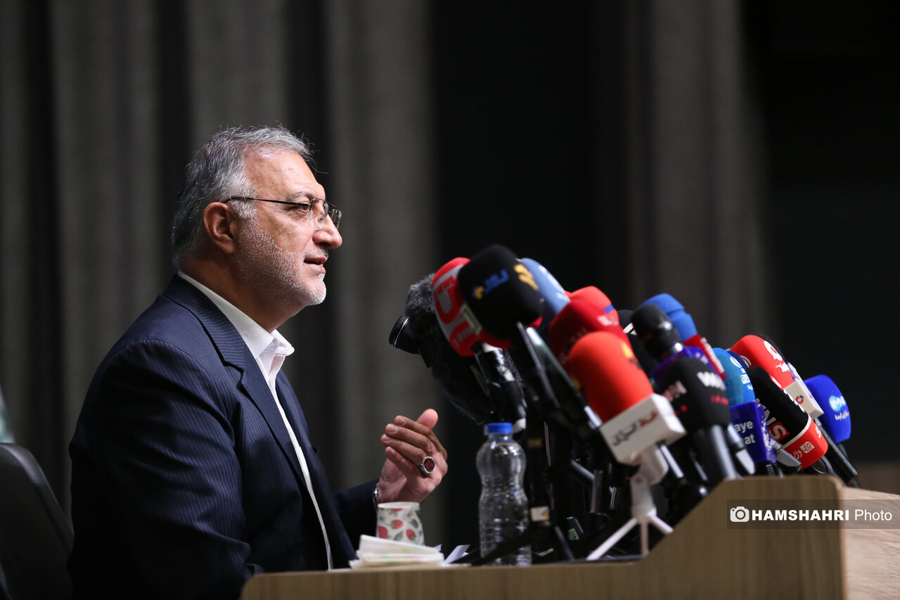 نشست خبری شهردار تهران