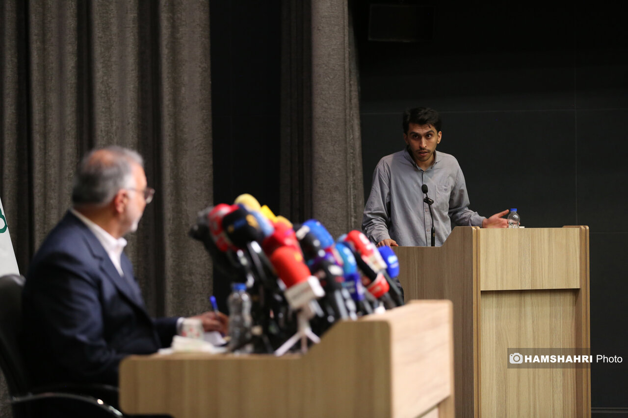 نشست خبری شهردار تهران