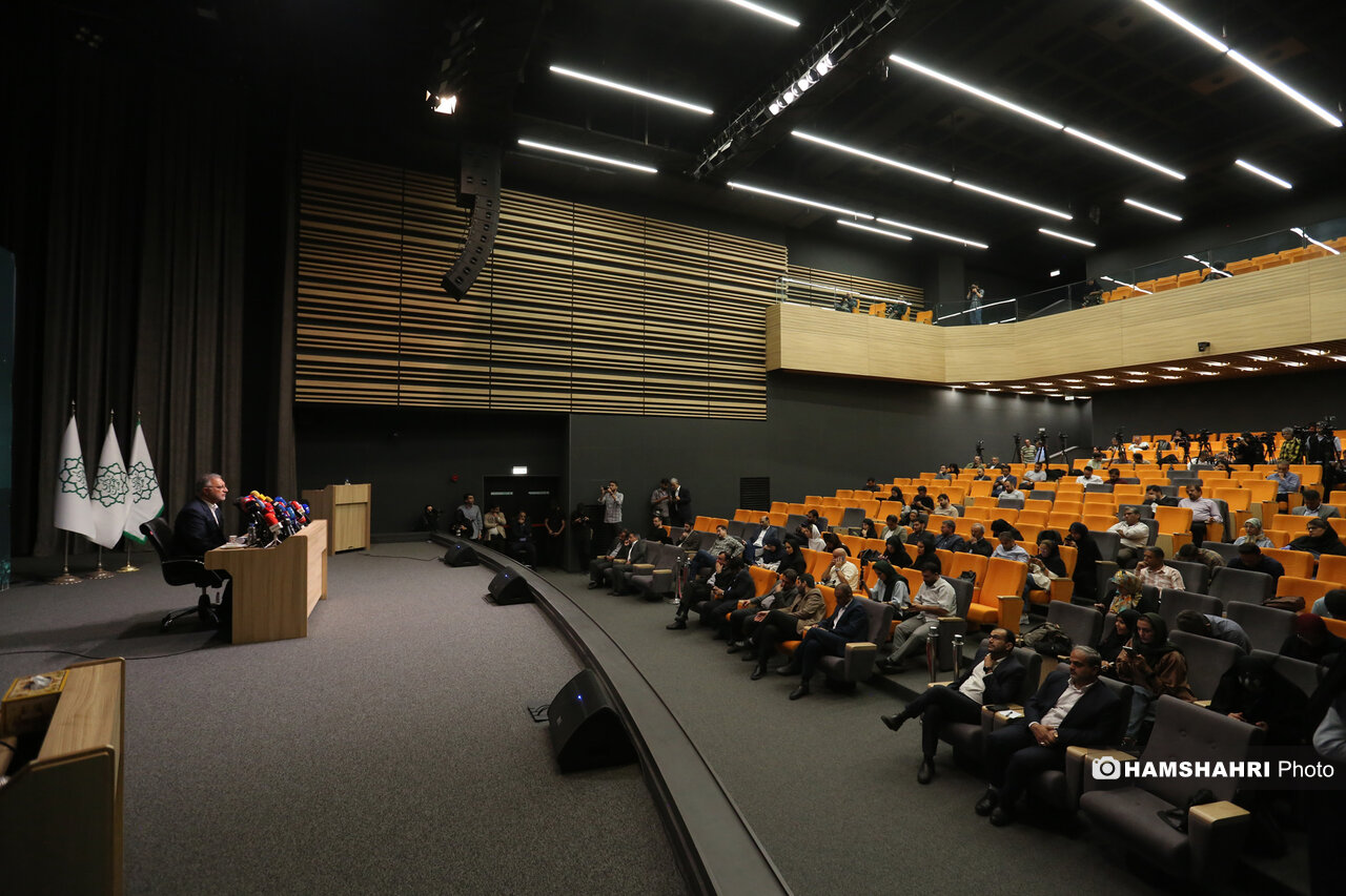 نشست خبری شهردار تهران