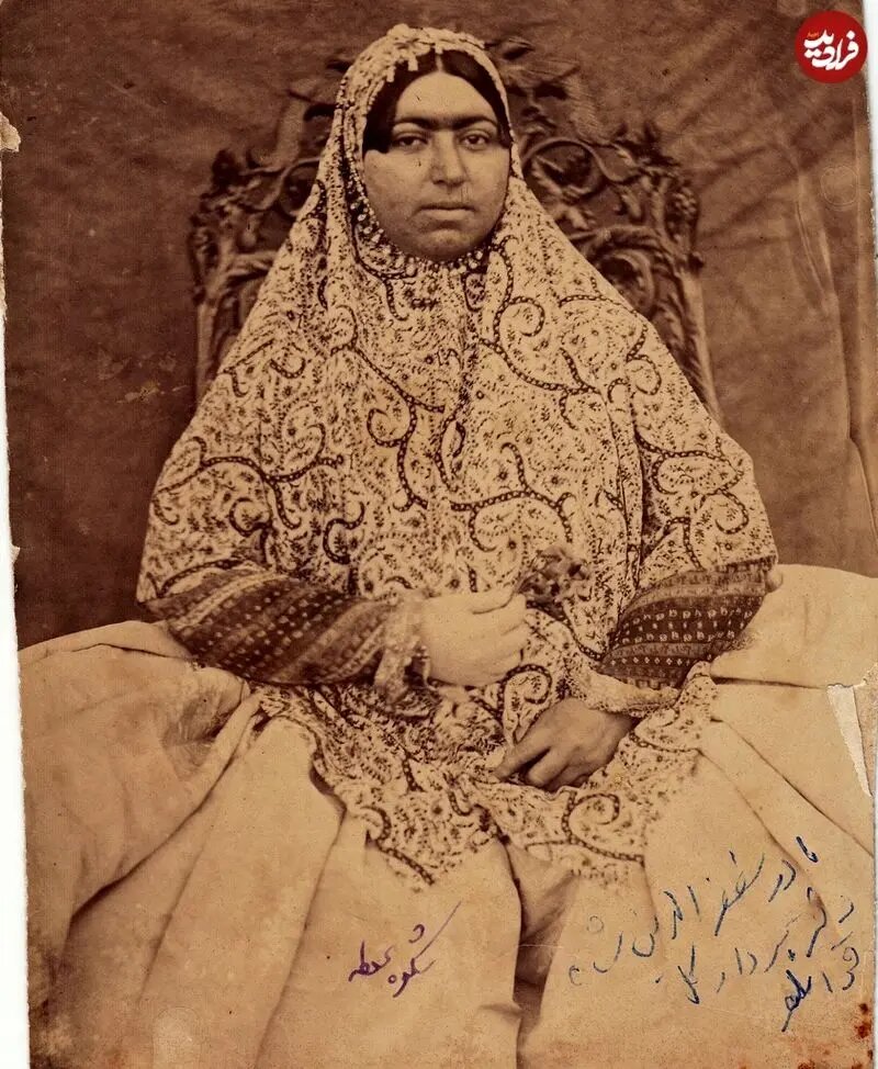 چهرۀ واقعی «مادر مظفرالدین شاه» | عکس