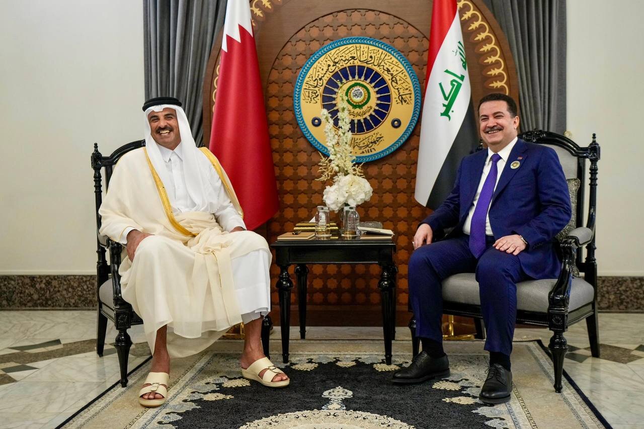 امیر قطر بدون سخنرانی، بغداد را ترک کرد | دلیل بازگشت فوری امیر قطر به دوحه چه بود؟